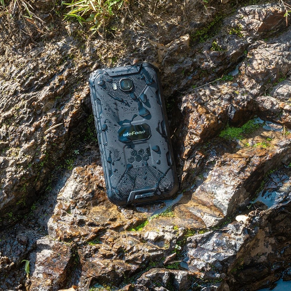 Armor X6 IP68 Rugged Waterproof Mobile Phone 5" Android 9.0 MTK6580A/W Quad Core 2GB+16GB Face ID 4000mAh 3G Smartphone